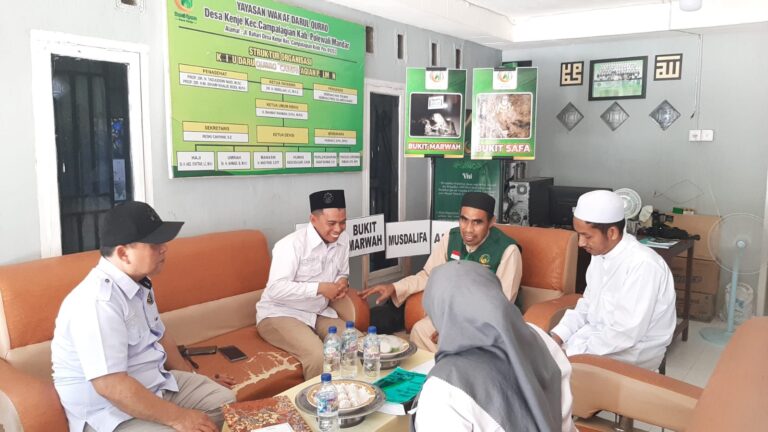 Pastikan Standar Layanan Prima, Kementerian Haji dan Umrah Sulbar Lakukan Monev di KBIHU Darul Qurro