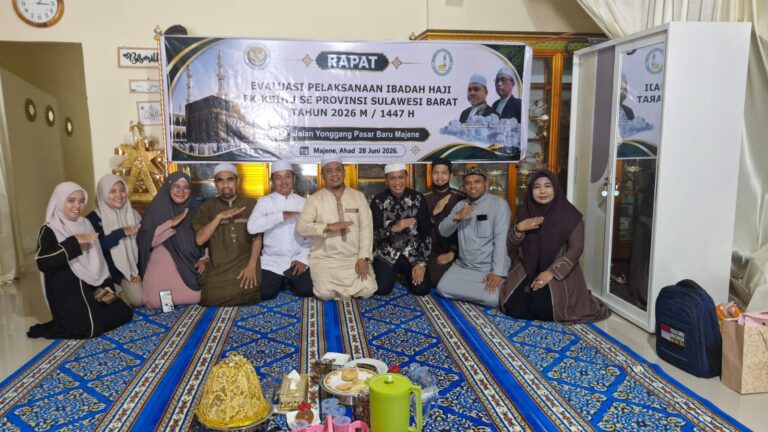 Perkuat Sinergi, FK KBIHU Sulawesi Barat Gelar Evaluasi Haji dan Perkuat Komitmen Pelayanan