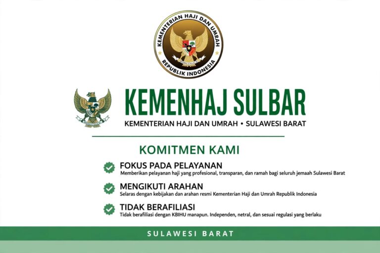 Kawal Transparansi Layanan Umat, Kemenhaj Sulbar Wajibkan Seluruh Pegawai Bebas dari Afiliasi KBIHU Manapun